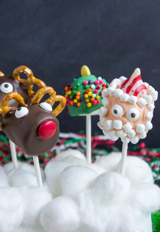 Christmas Marshmallow Pops I Wash You Dry