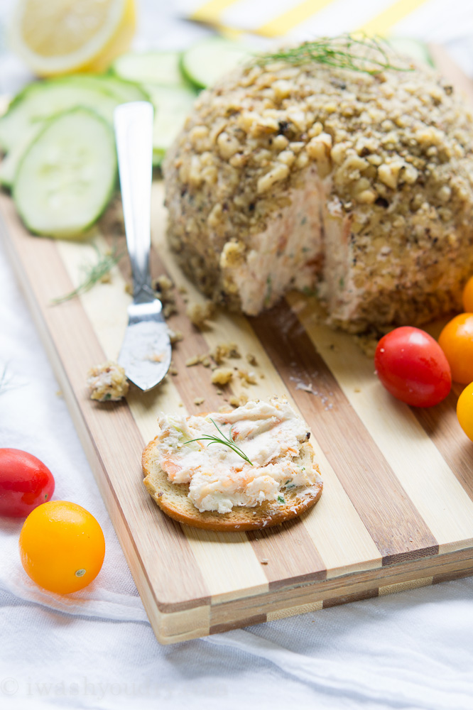 Smoked Salmon Cream Cheese Ball I Wash You Dry