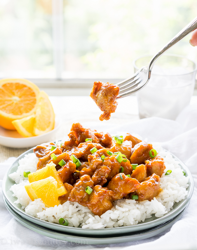 Best Orange Chicken Recipe I Wash You Dry