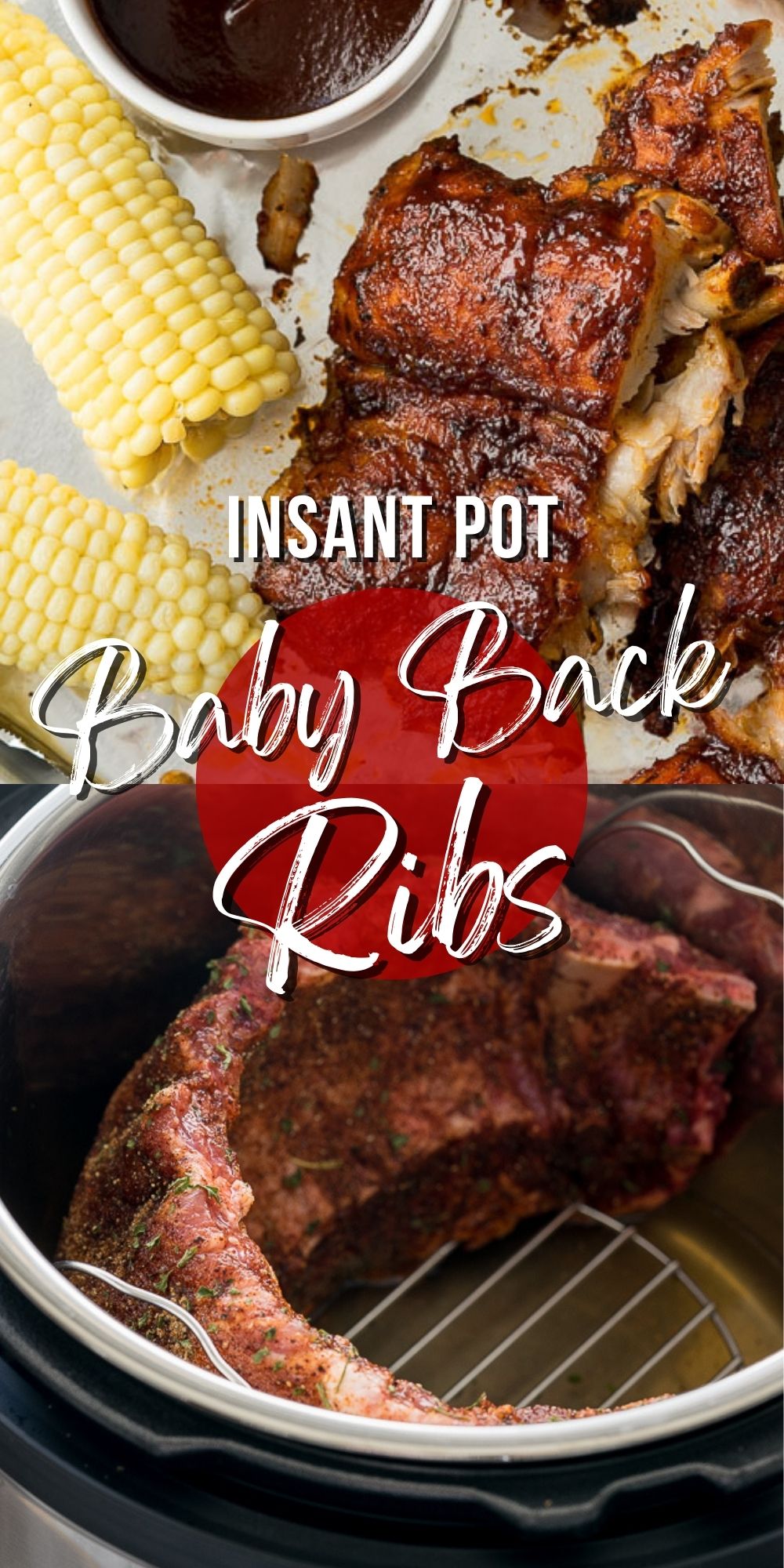 Instant Pot Baby Back Pork Ribs I Wash You Dry