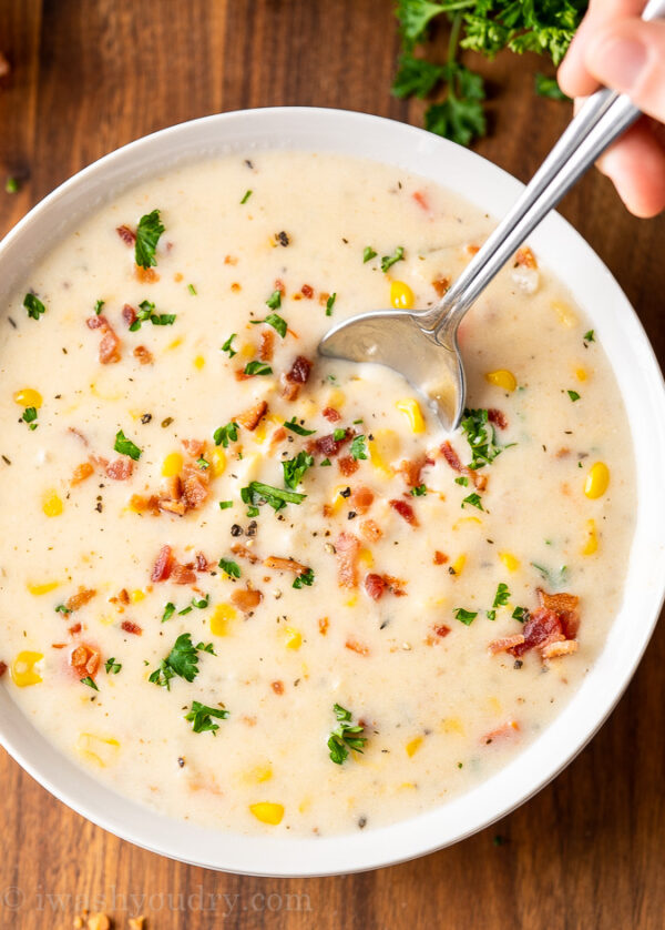 Instant Pot Corn Chowder Recipe I Wash You Dry