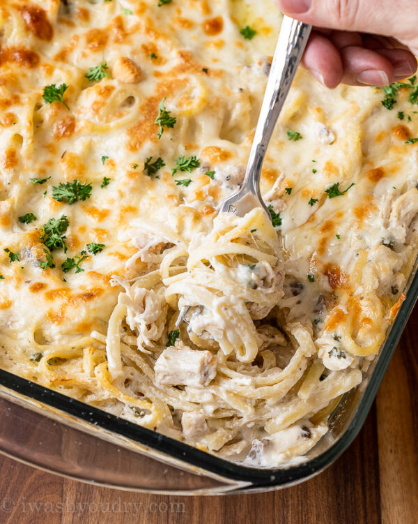 Easy Chicken Tetrazzini Recipe I Wash You Dry