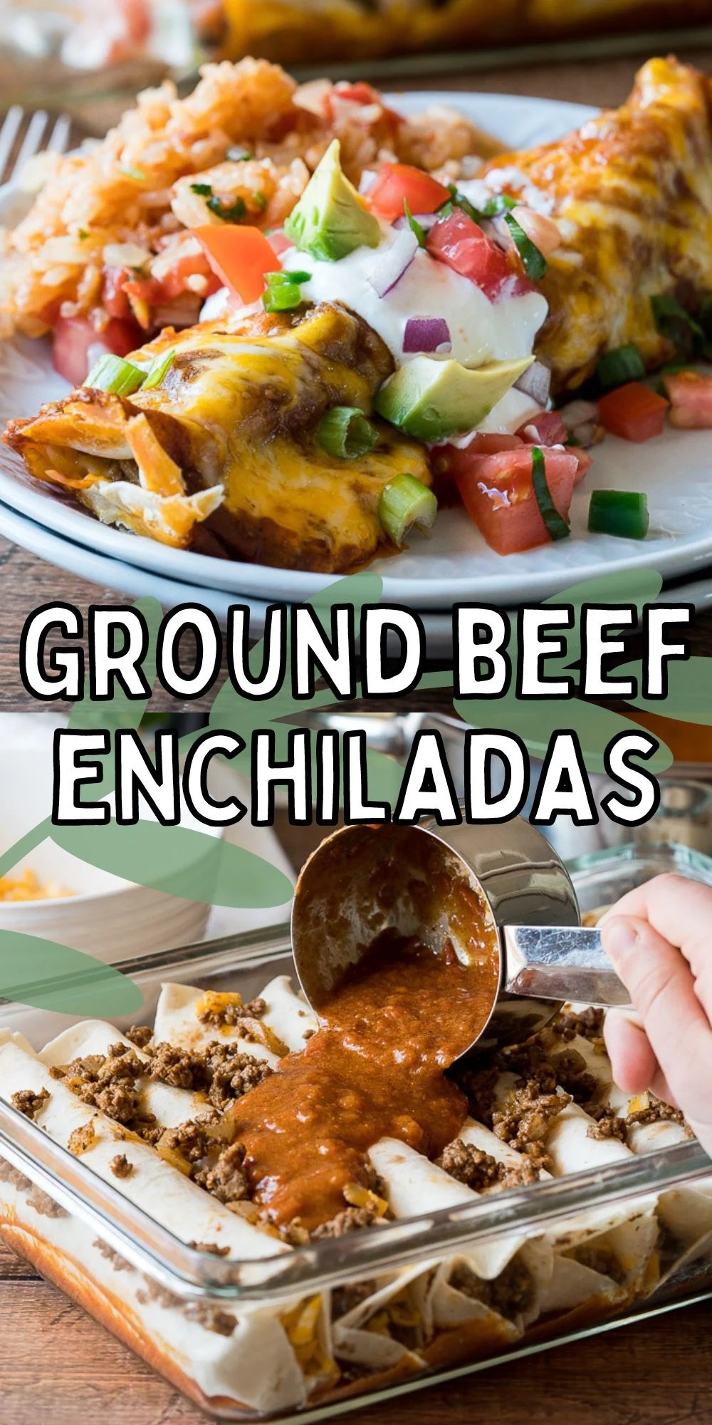 Easy Ground Beef Enchiladas I Wash You Dry