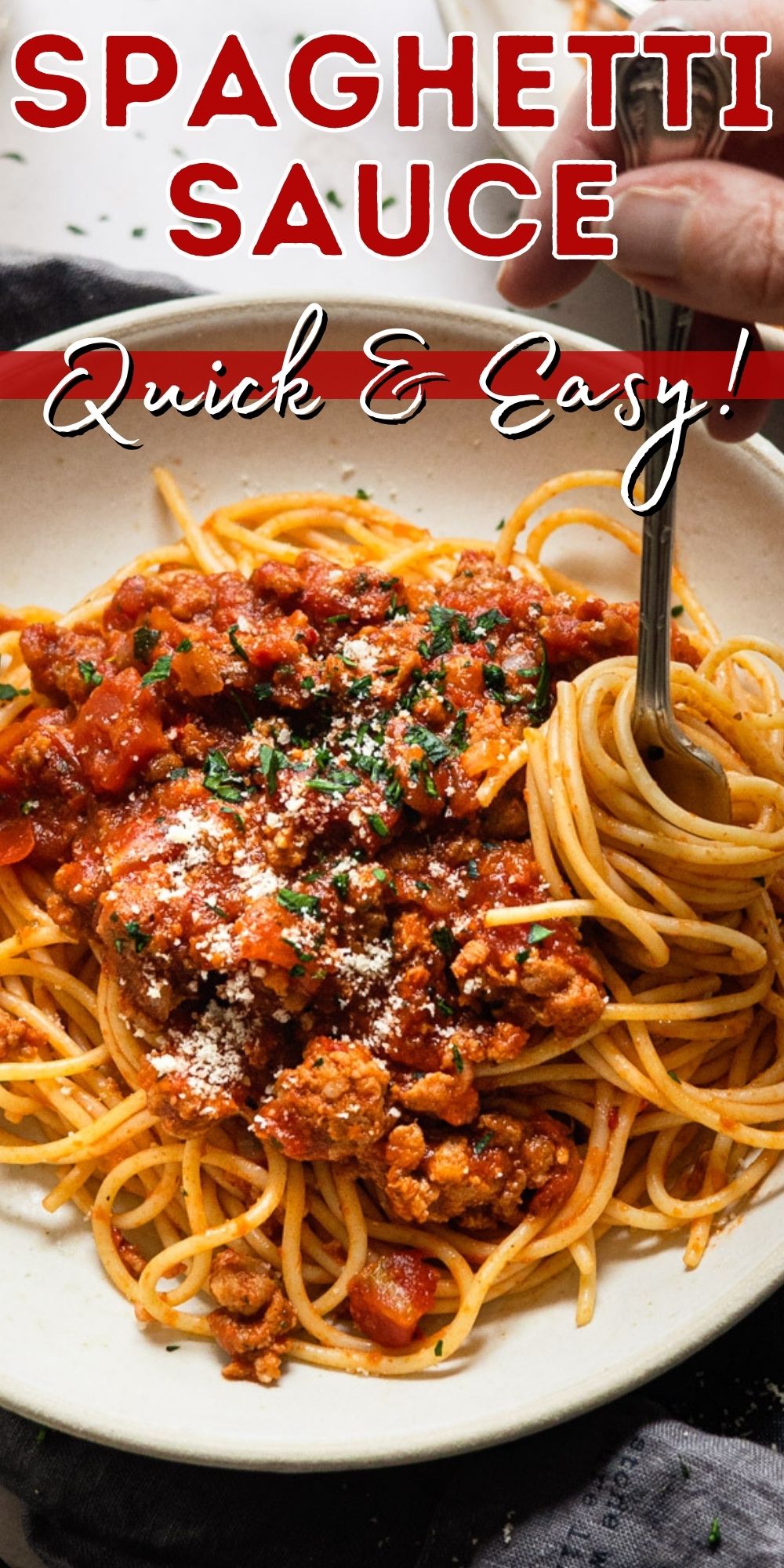 Quick and Easy Spaghetti Sauce Recipe I Wash You Dry