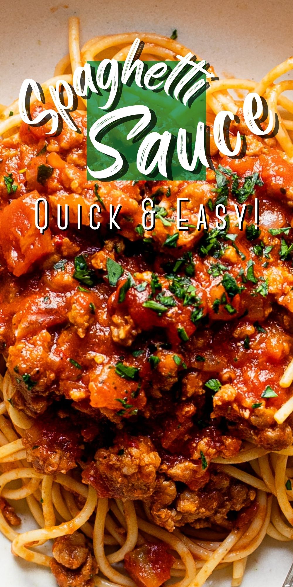 Quick and Easy Spaghetti Sauce Recipe I Wash You Dry