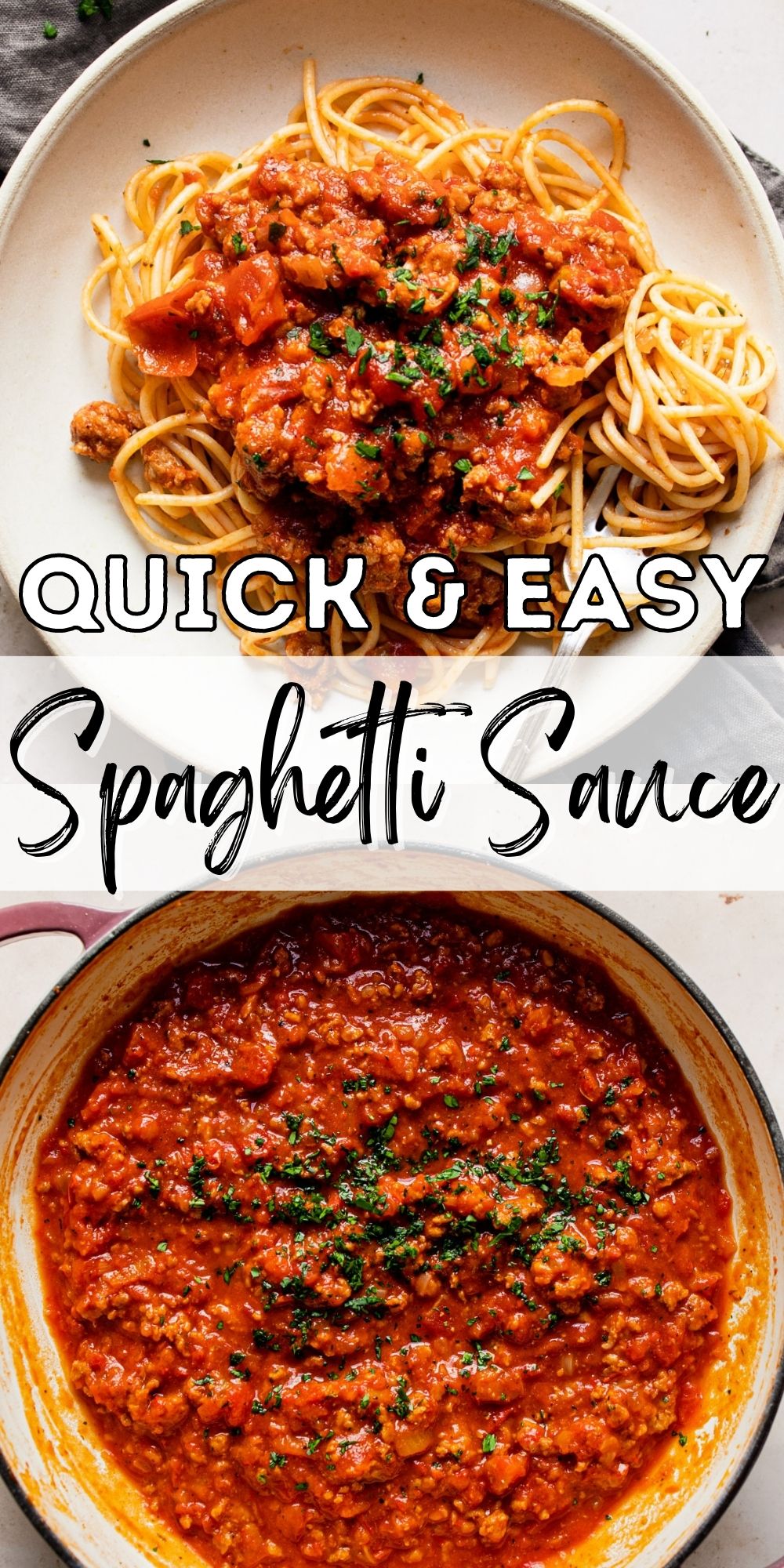 Quick and Easy Spaghetti Sauce Recipe I Wash You Dry