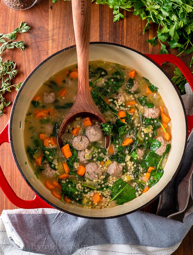Quick Italian Wedding Soup Recipe I Wash You Dry