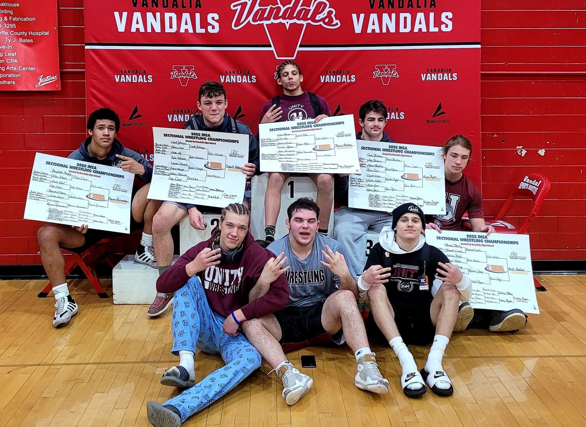 Class 1A Sectional Roundup Illinois Wrestling Coaches and Officials