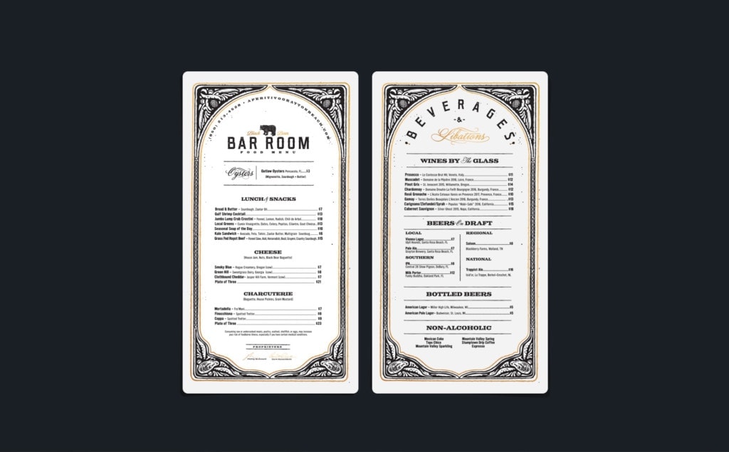 Black Bear Bar Room I Will Design For Food