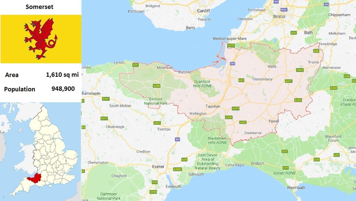 List of cities in Somerset