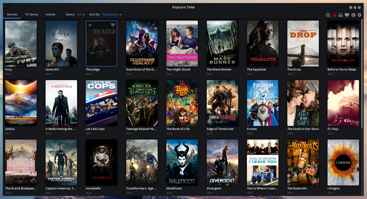 Finally, A New Version of PopcornTime is Out! Fixes Movie Thumbnails