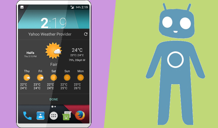 How To Make Weather Widget Work In Cyanogenmod 13 And Above IWF1