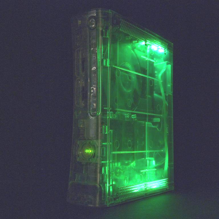 Ghost Case 4 Xbox 360 + LED light kit + Talismoon Fan eBay