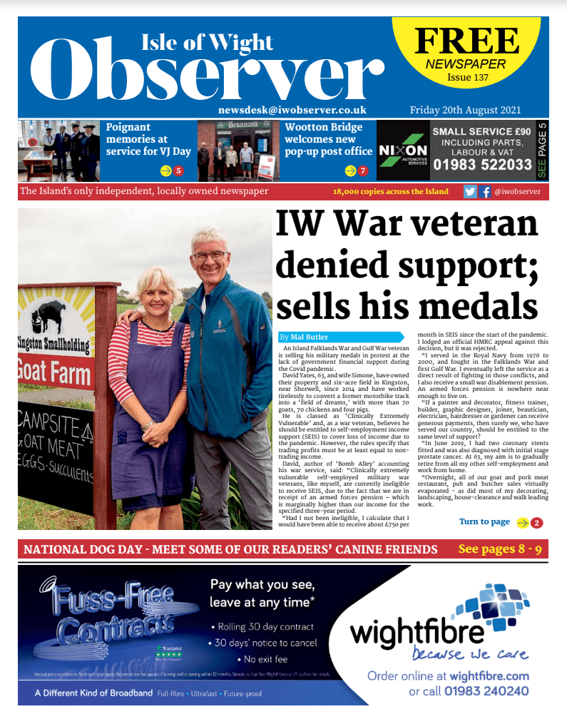Newspapers Isle of Wight Observer News