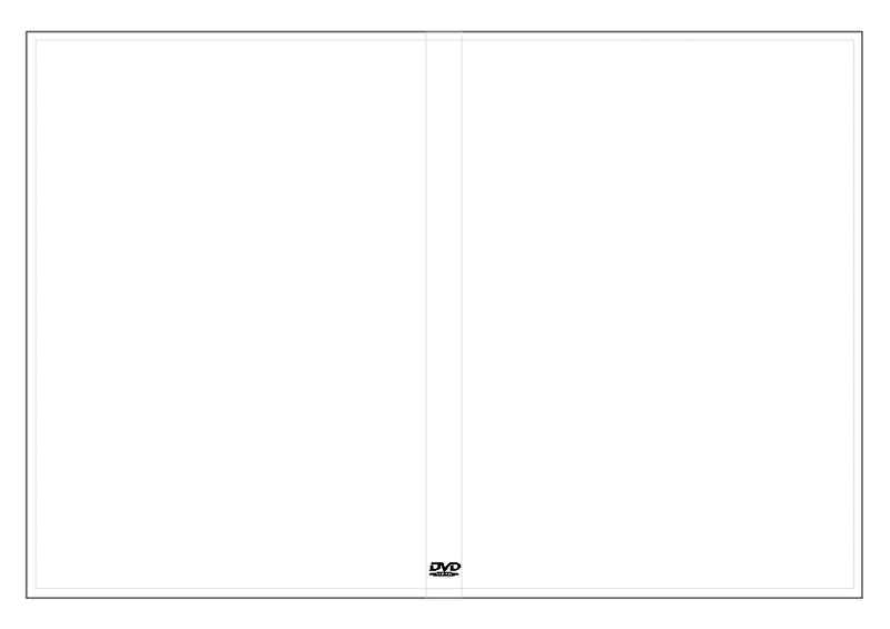 Simple DVD Case Insert with DVD Logo •