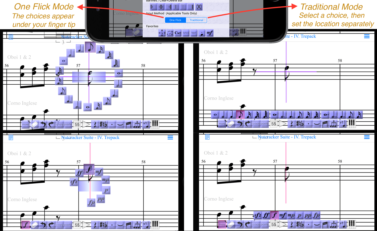 iWriteMusic app home
