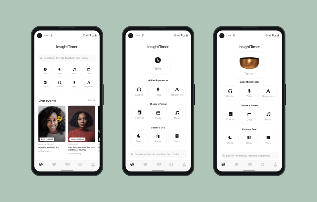 Design Critique Insight Timer (Android app) IXDPratt