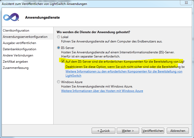 Anbieter “LightswitchApplication” wurde nicht gefunden. ixdb my