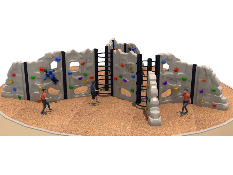 Upright Rock Climbing Wall Panels for Kids