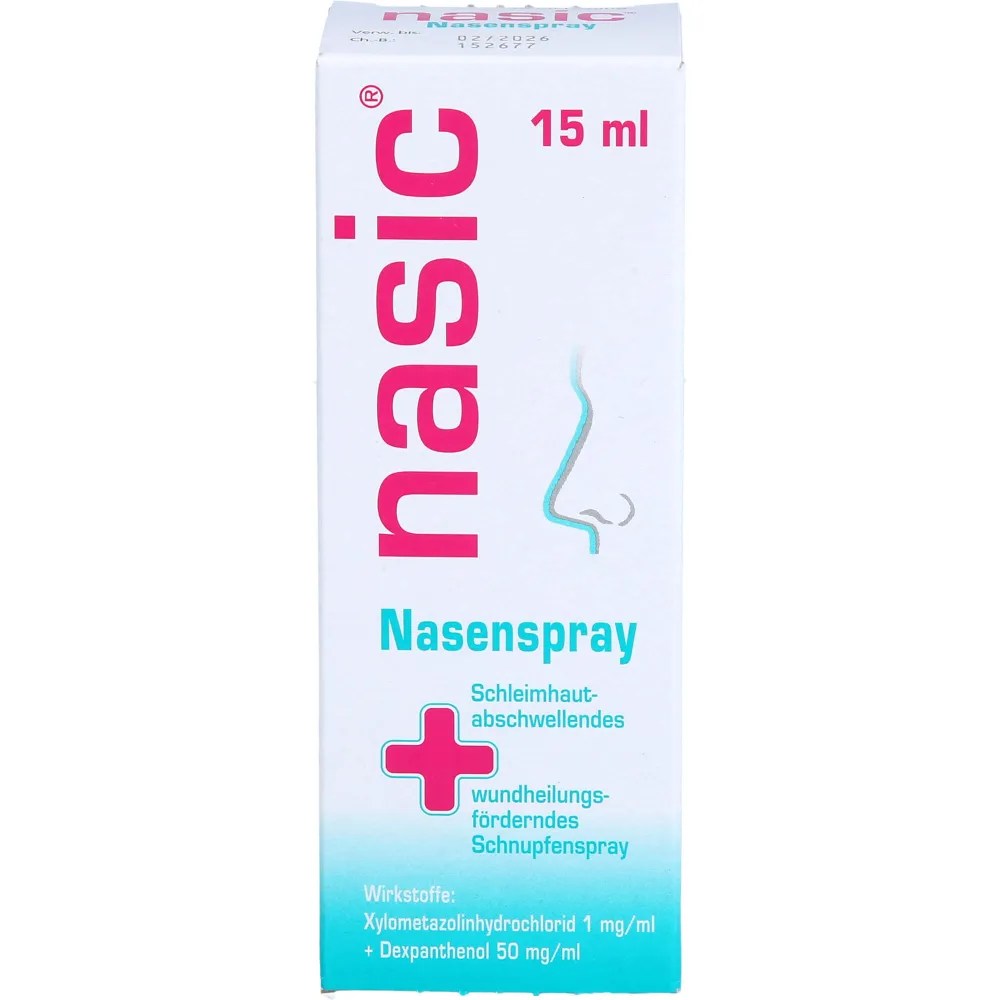 NASIC Nasenspray 15 ml Nasenspray & Tropfen Nase Augen, Nase