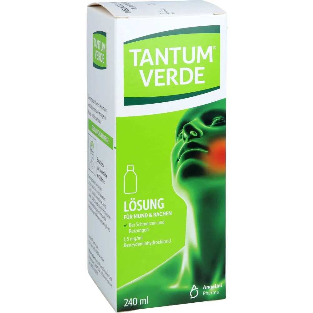 TANTUM VERDE 1,5 mg/ml Lösung z.Anw.i.d.Mundhöhle 240 ml