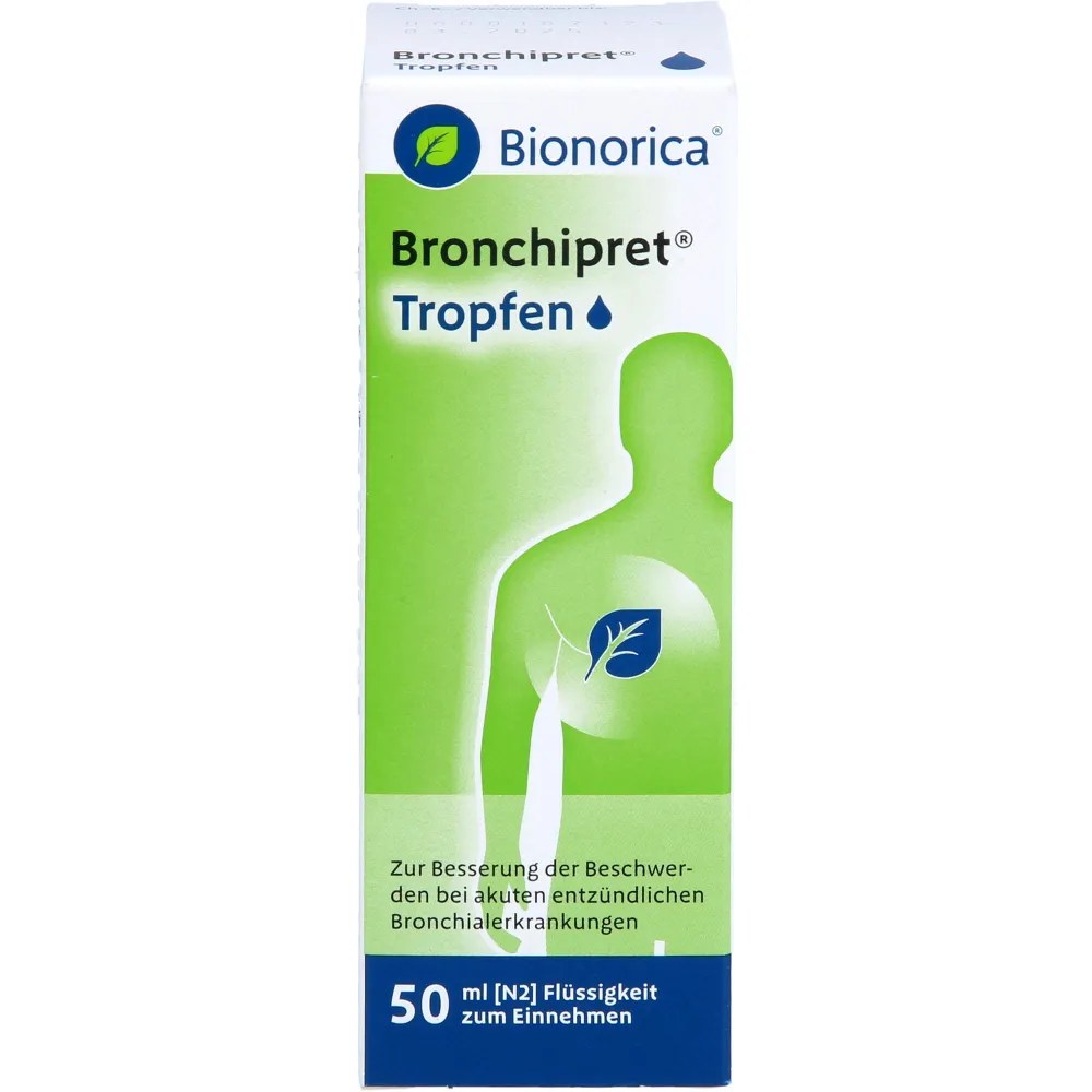 BRONCHIPRET Tropfen 50 ml Husten & Heiserkeit Erkältung & Abwehr