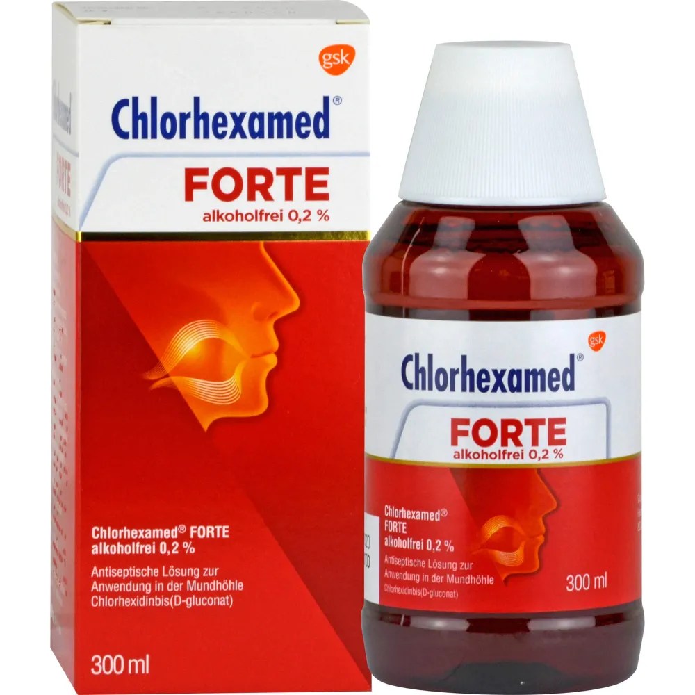 CHLORHEXAMED FORTE alkoholfrei 0,2 Lösung 300 ml Mund