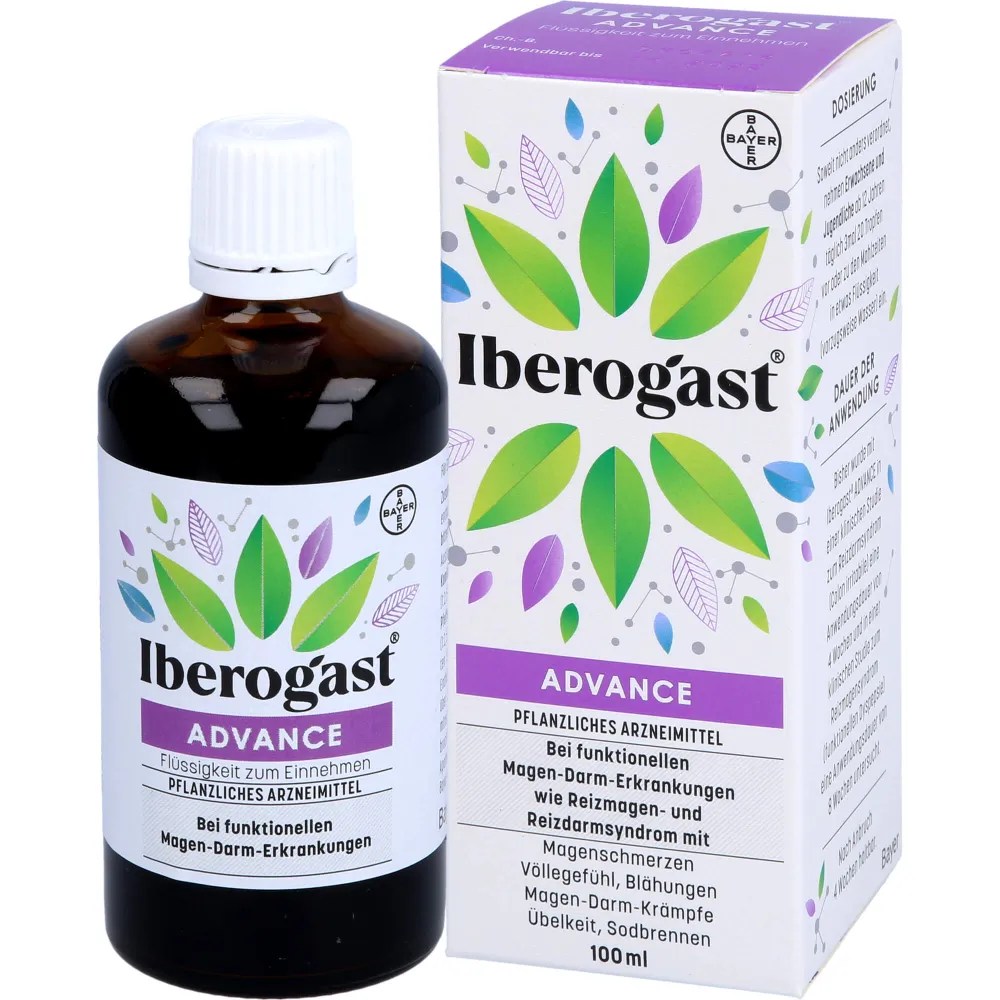 IBEROGAST ADVANCE Flüssigkeit zum Einnehmen 100 ml Blähungen