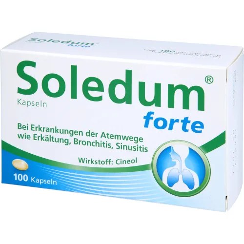SOLEDUM Kapseln forte 200 mg 100 St Schnupfen & Nasennebenhöhlen