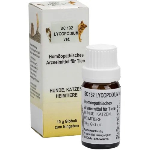 SC 132 Lycopodium Globuli f.Heimtiere/Hunde/Katzen 10 g