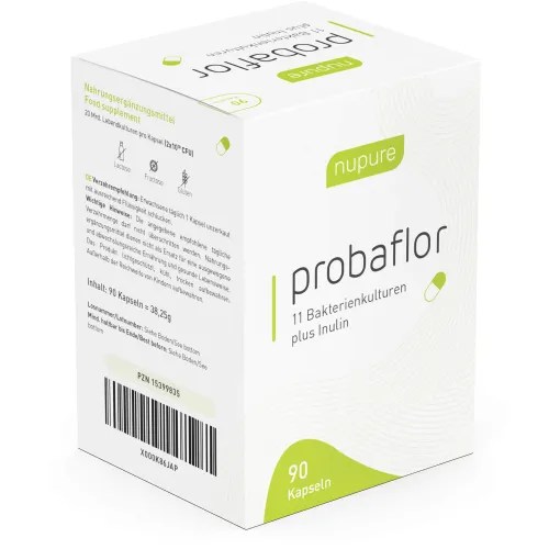 NUPURE probaflor Probiotikum magensaftres.Kapseln günstig kaufen bio