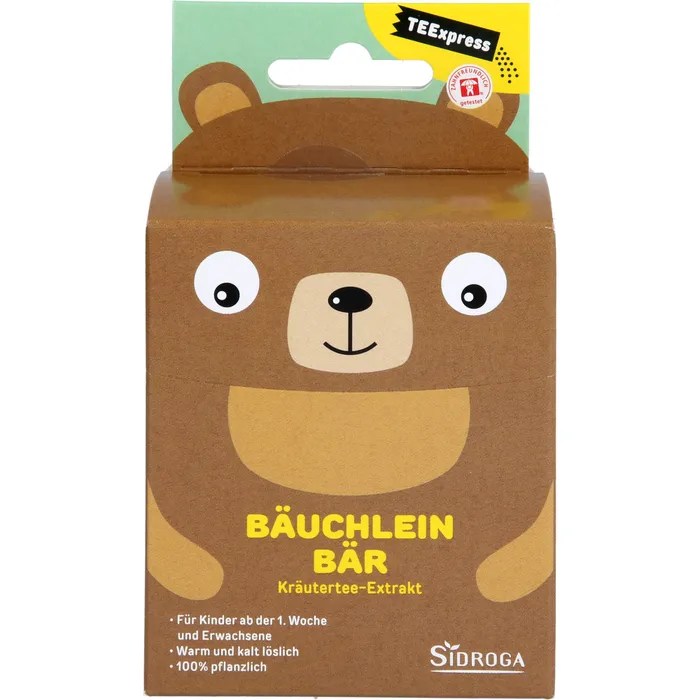 SIDROGA TEExpress Bäuchlein Bär 15X0.3 g Magen & Darm