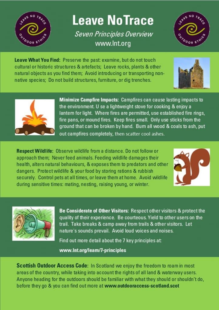 Leave No Trace 7 principles overview In Your Element