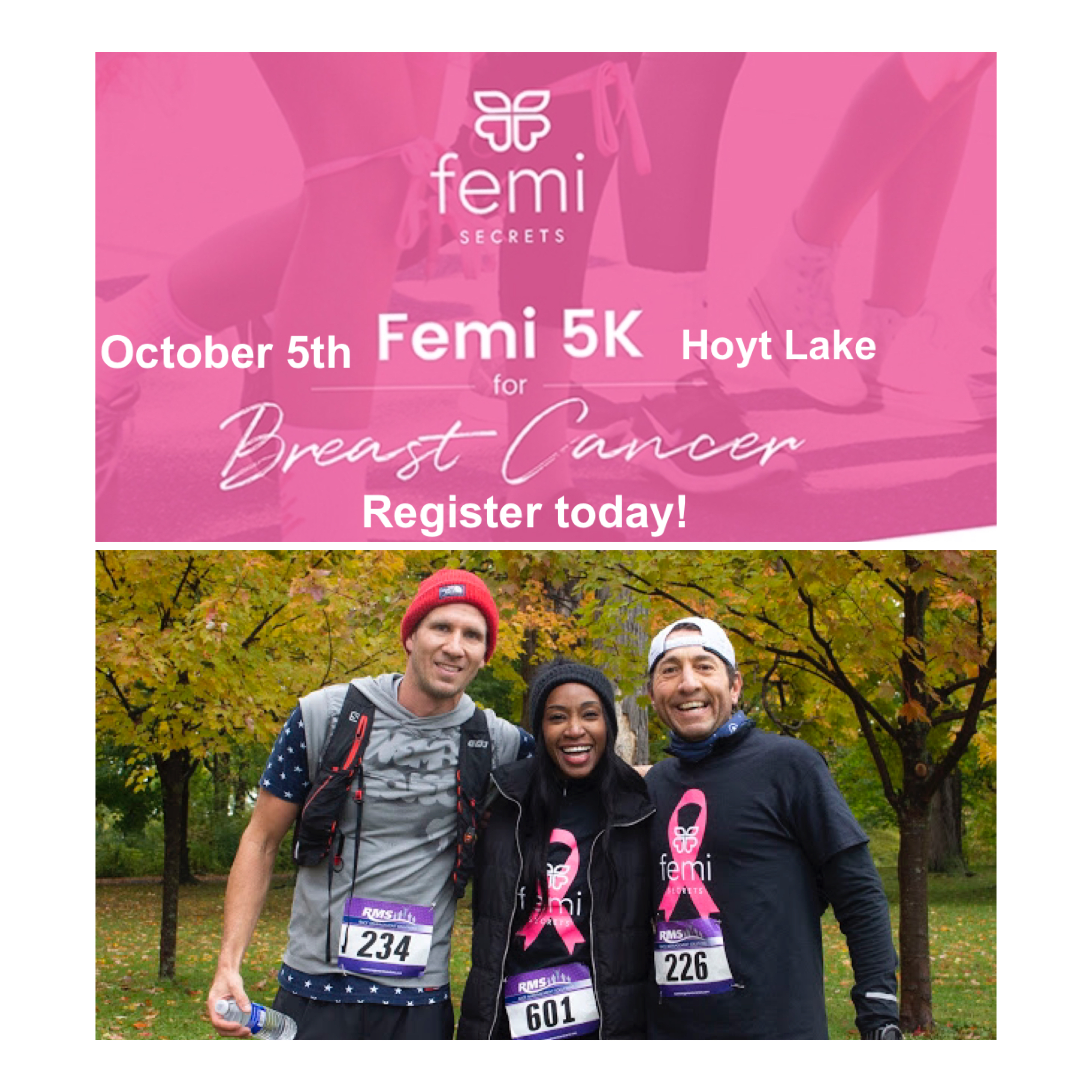 Femi 5K for Breast Cancer Awareness in Buffalo, NY Details