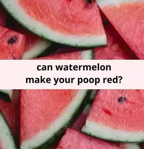 Can Watermelon Make Your Stool Red? Health Advisor