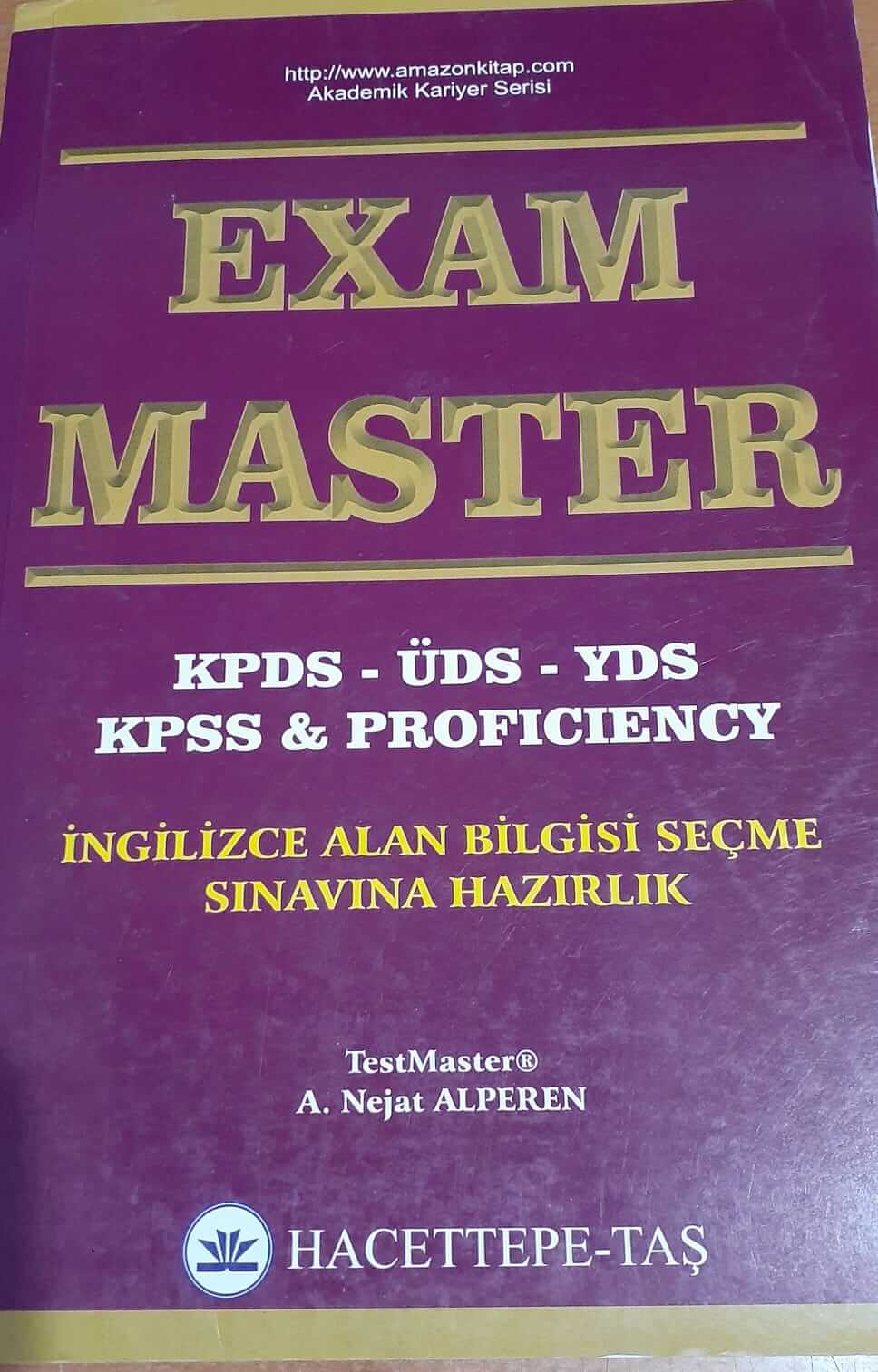 Exam Master İngilizce Alan Bilgisi Seçme Sınavına Hazırlık İzçağ Kitabevi