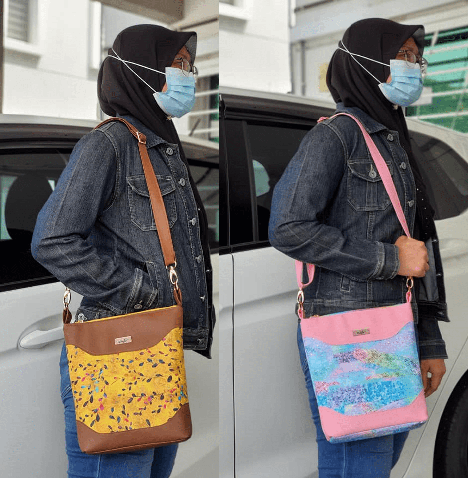 Momenta Crossbody Bag English Version Pattern By Izza Zaya