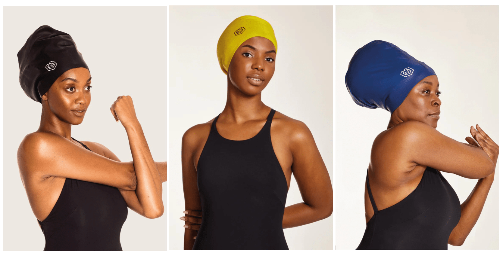 A swimming cap called Soul Cap designed to protect the natural hair of