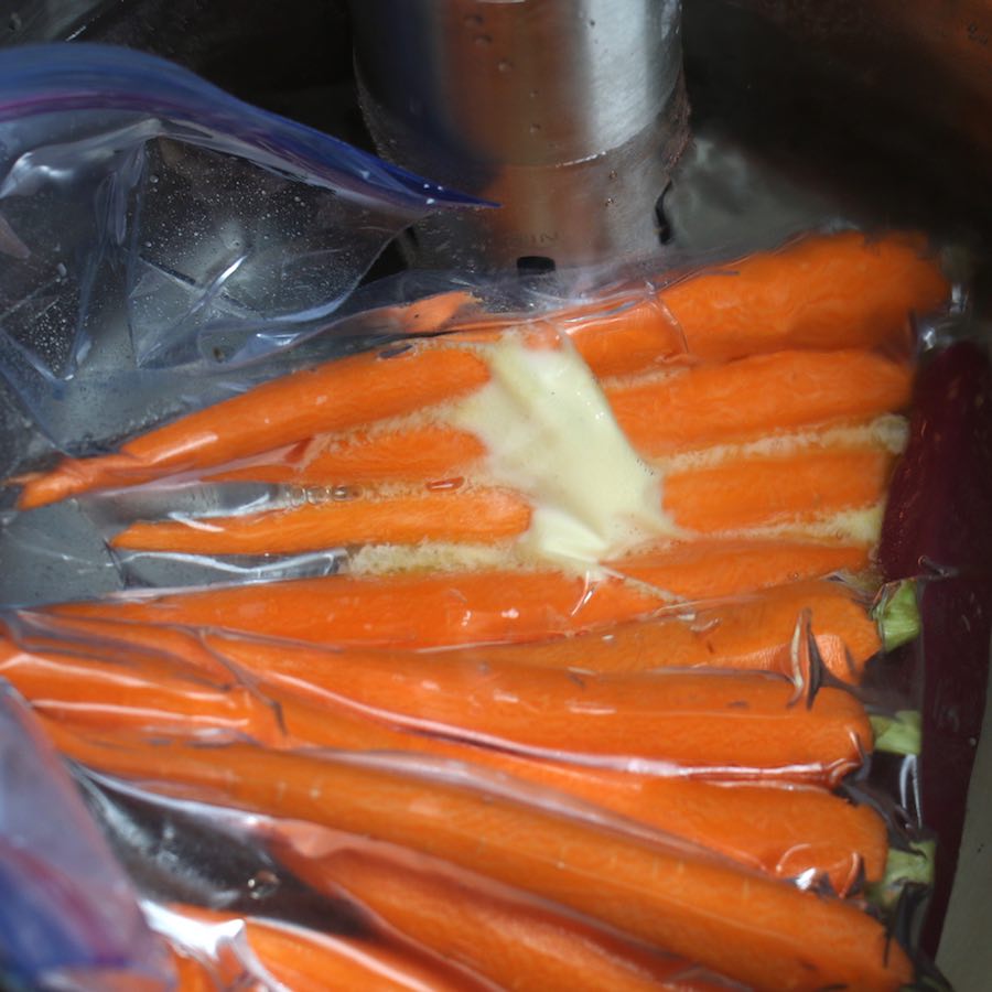 Sous Vide Honey Glazed Carrots