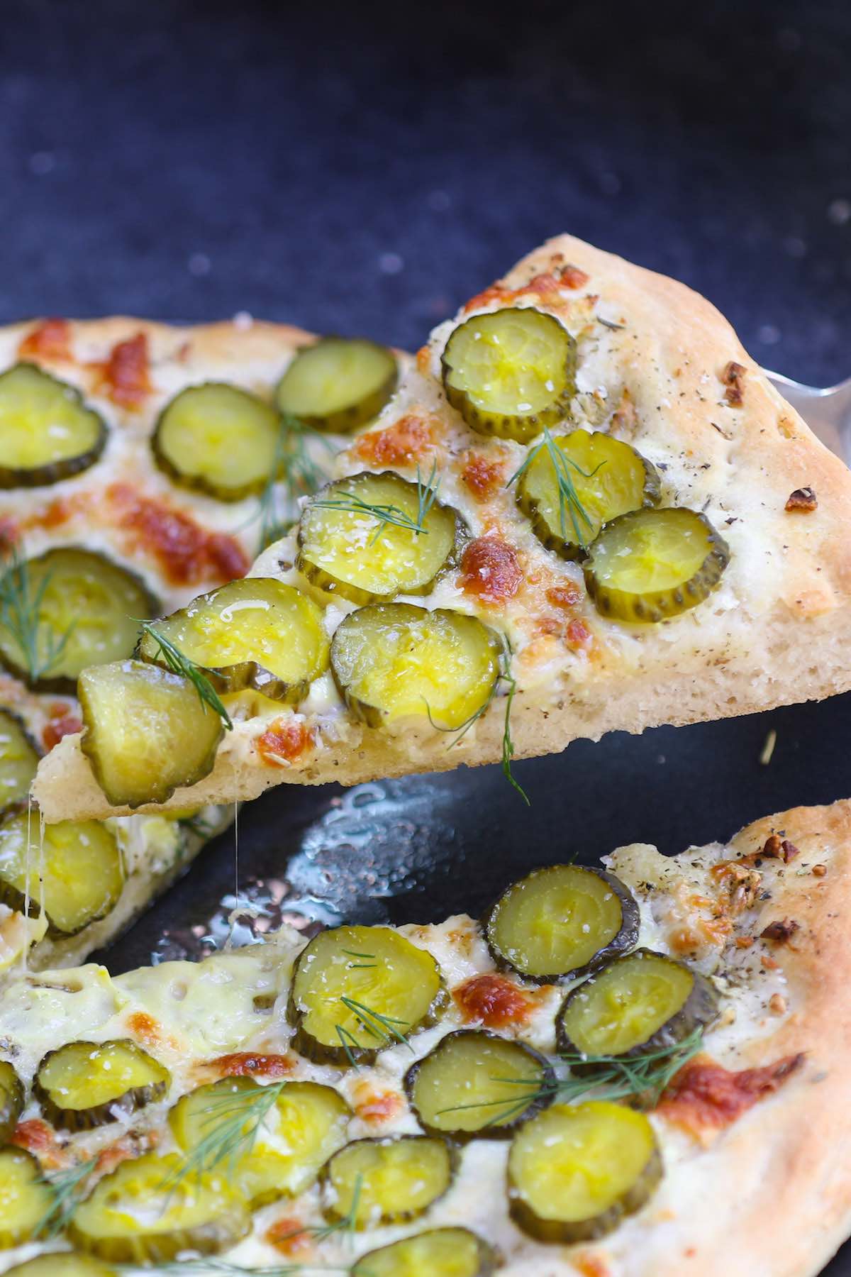 Dill Pickle Pizza (and Easy Homemade Dough)