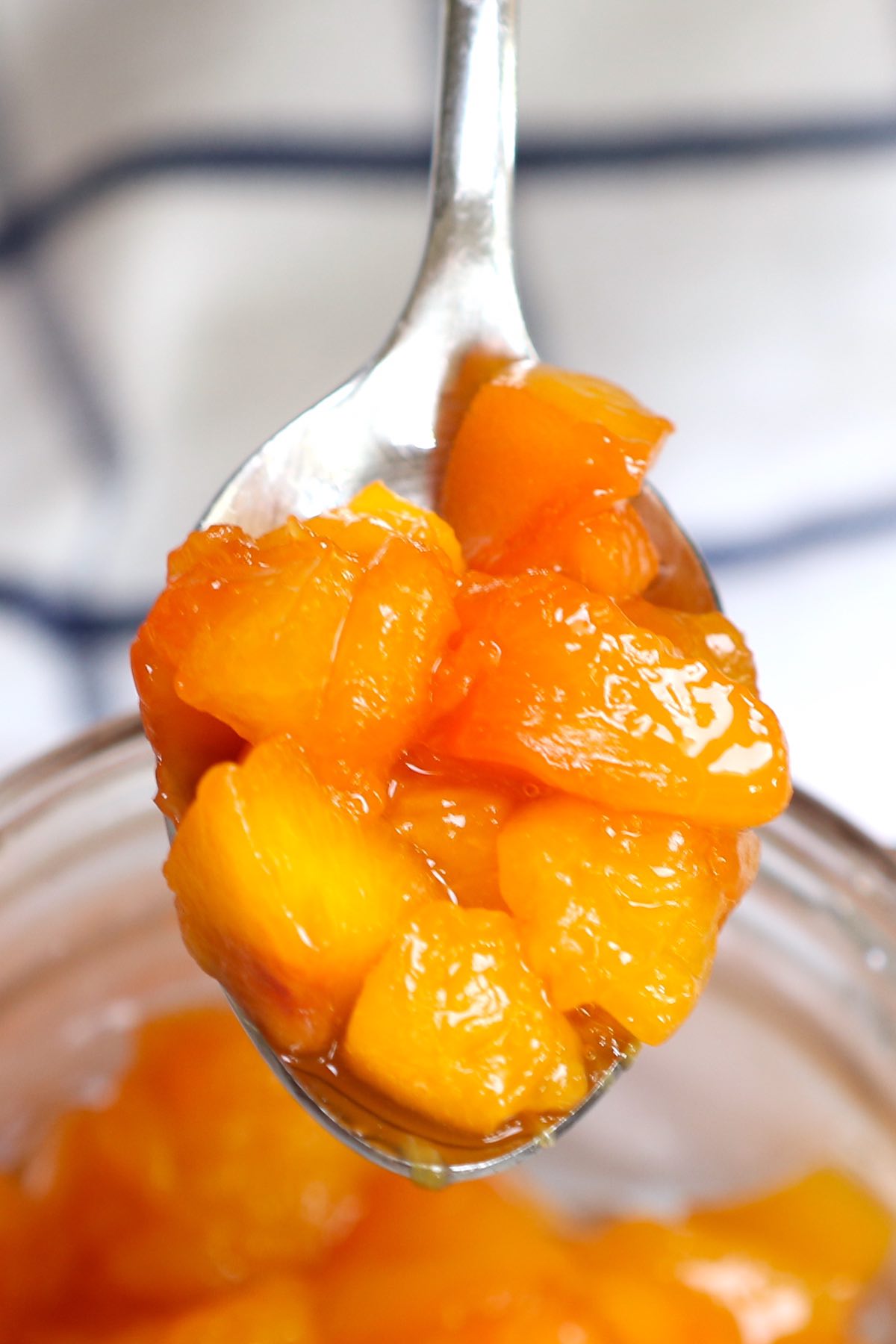 Simple Peach Compote (Peach Sauce + VIDEO)