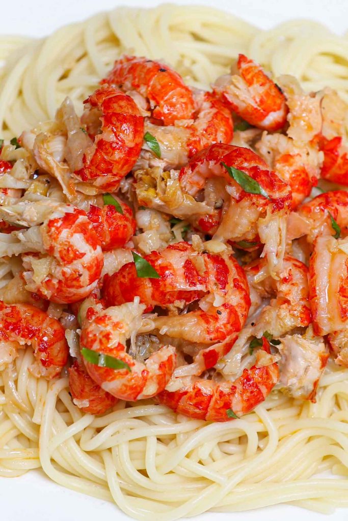 Garlic Butter Crawfish Tails (with Fresh or Frozen Crawfish Meat