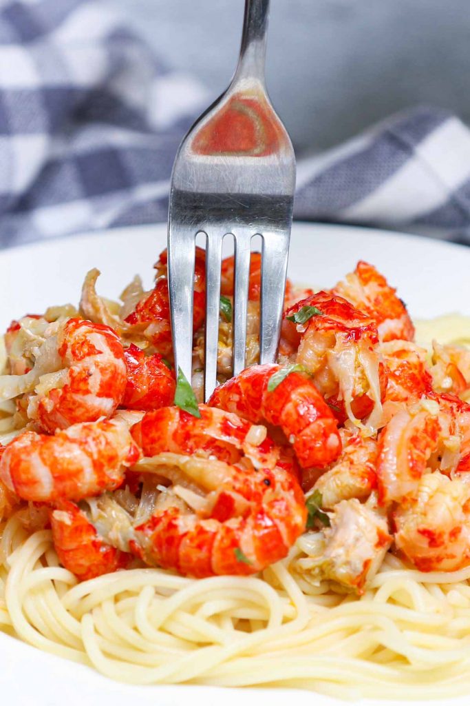 Garlic Butter Crawfish Tails (with Fresh or Frozen Crawfish Meat