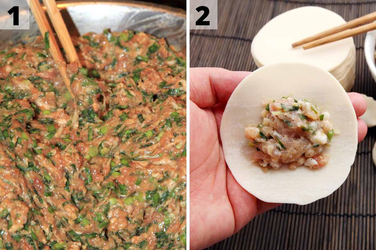 Peking Ravioli (Pan Fried Peking Dumplings) IzzyCooking