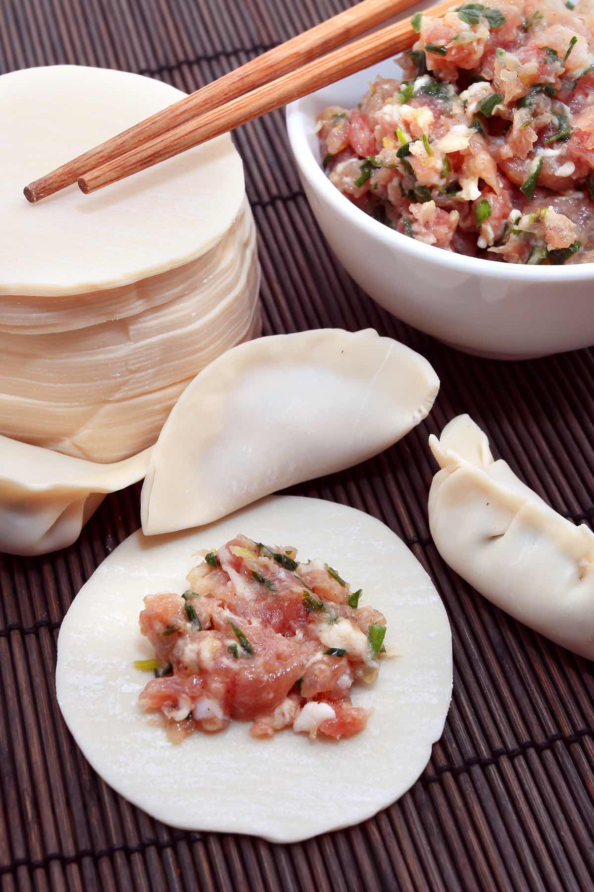 Peking Ravioli (Pan Fried Peking Dumplings) IzzyCooking