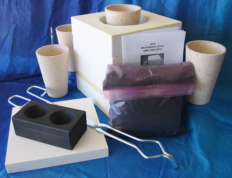 Complete Microwave Gold Smelting Kiln Kit Gold Rush Trading Post