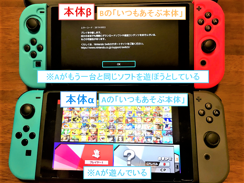 【画像】【Nintendo Switch】1つのソフトを2台で同時に起動する裏技│セーブデータの同期やソフトの再
