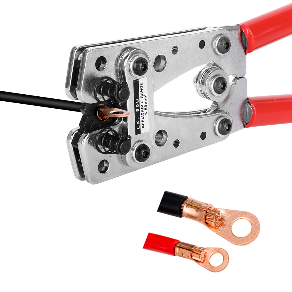 6 50 mm² Anderson Plug Crimp Crimping Tool Battery Cable Lug Hex