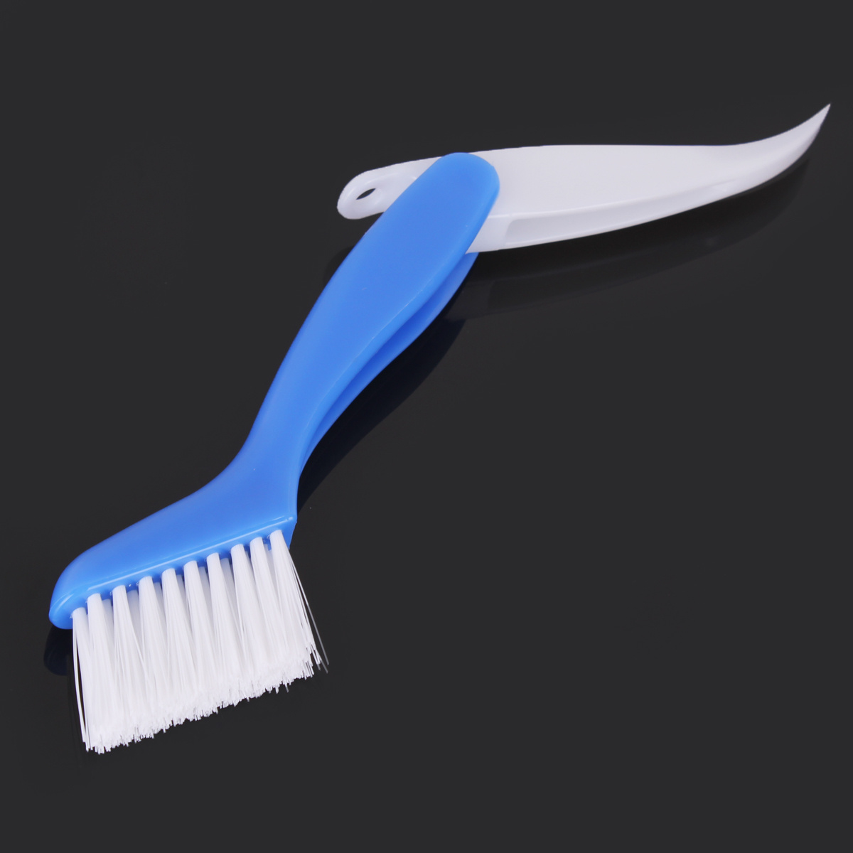 Folding Plastic Window Track Cleaning Brushes Sill Shower Sliding Door