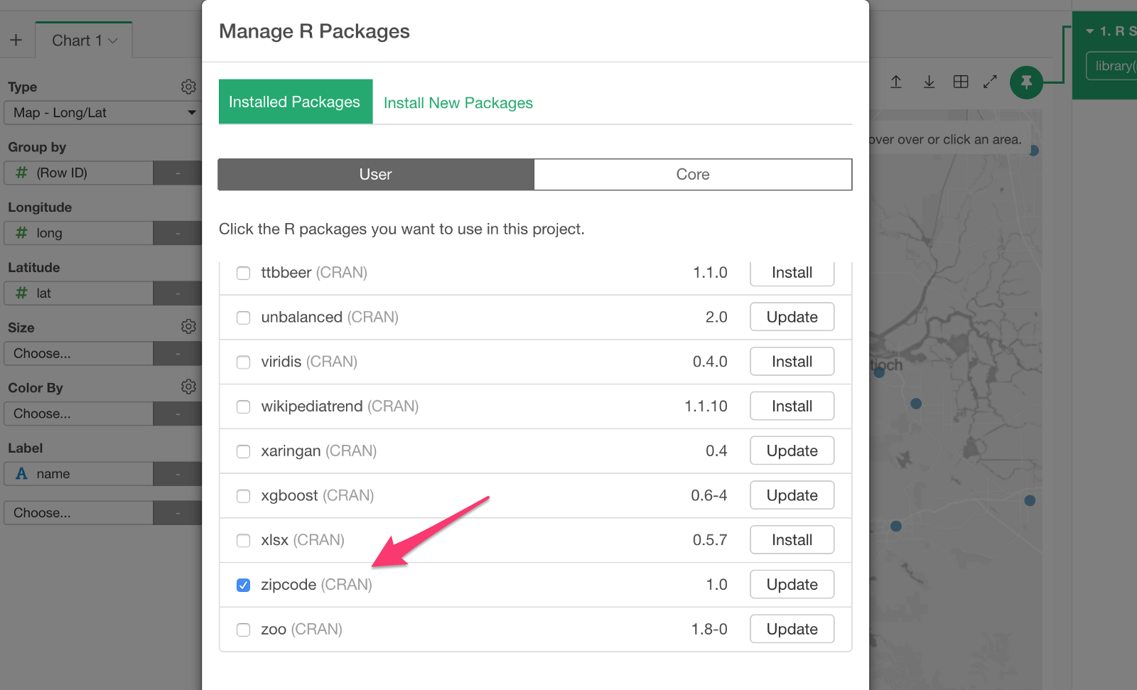 2. Import zipcode data